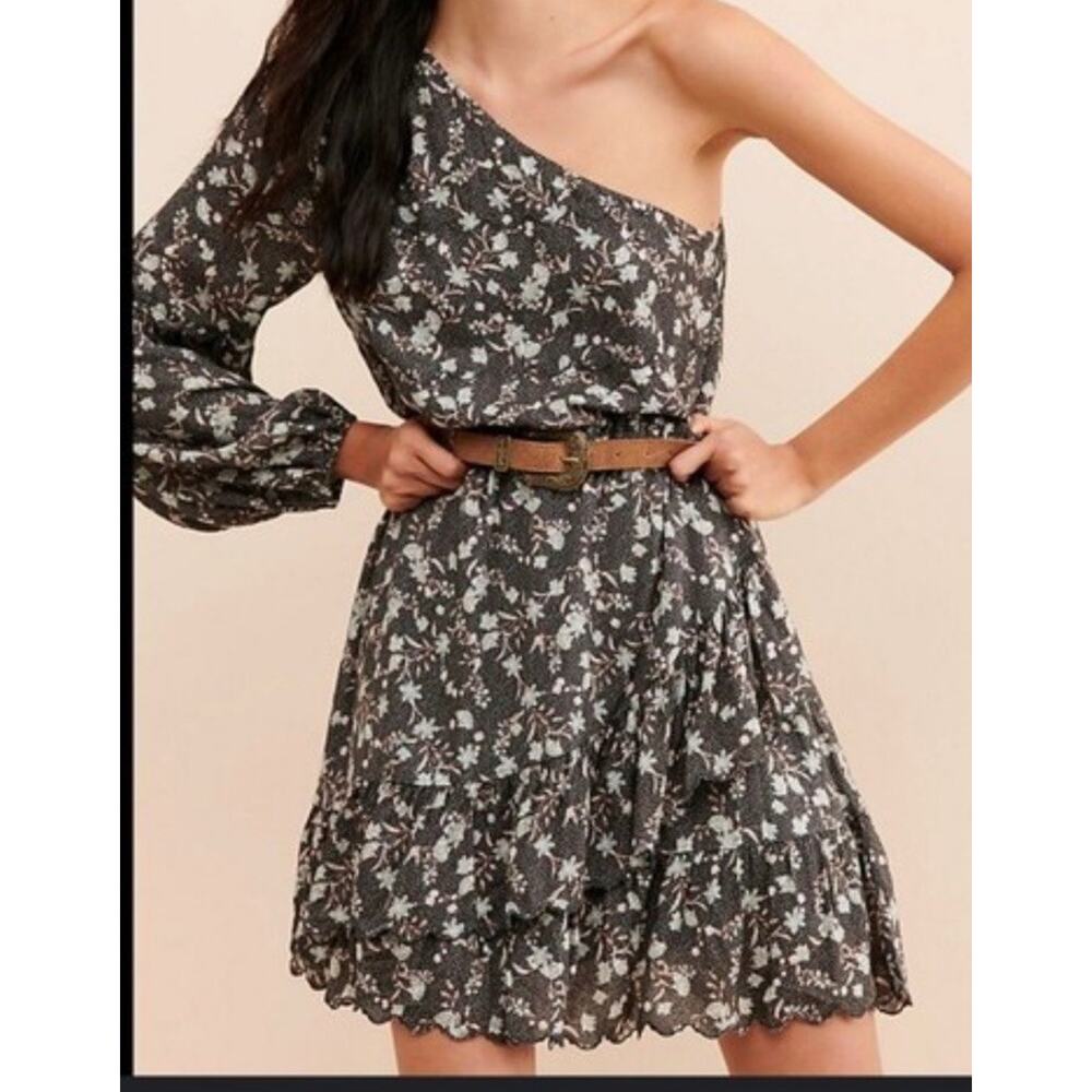Anthropologie- DOLAN Collection One-Shoulder Lindsay Dress Size XS